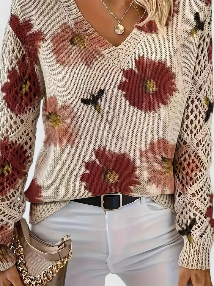 Blair | Floral Print Sweater