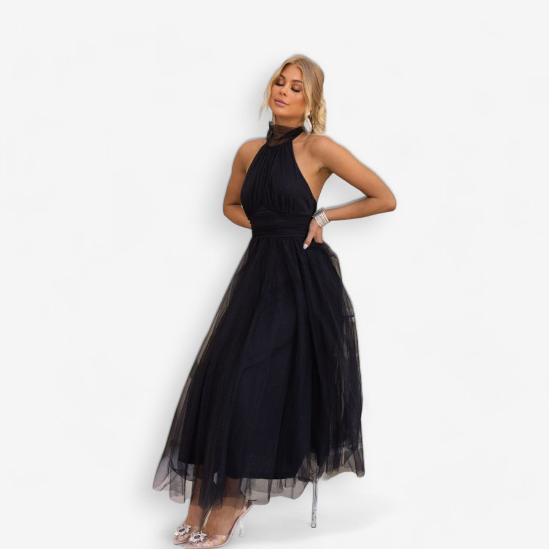 Clara | Halter Maxi Dress