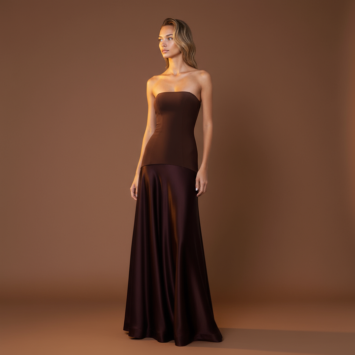 Lunaria | Satin Evening Dress