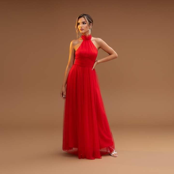 Clara | Halter Maxi Dress