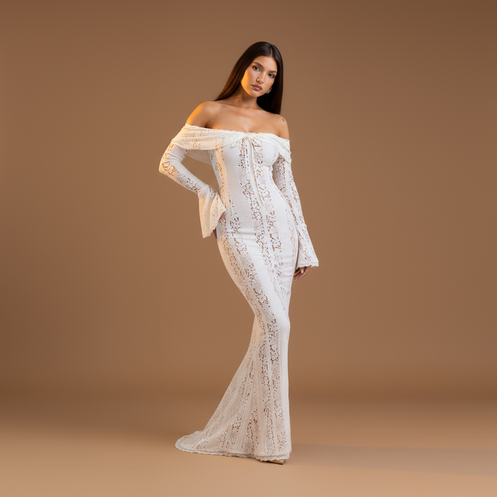 Zofia | Lace Off-Shoulder Dress