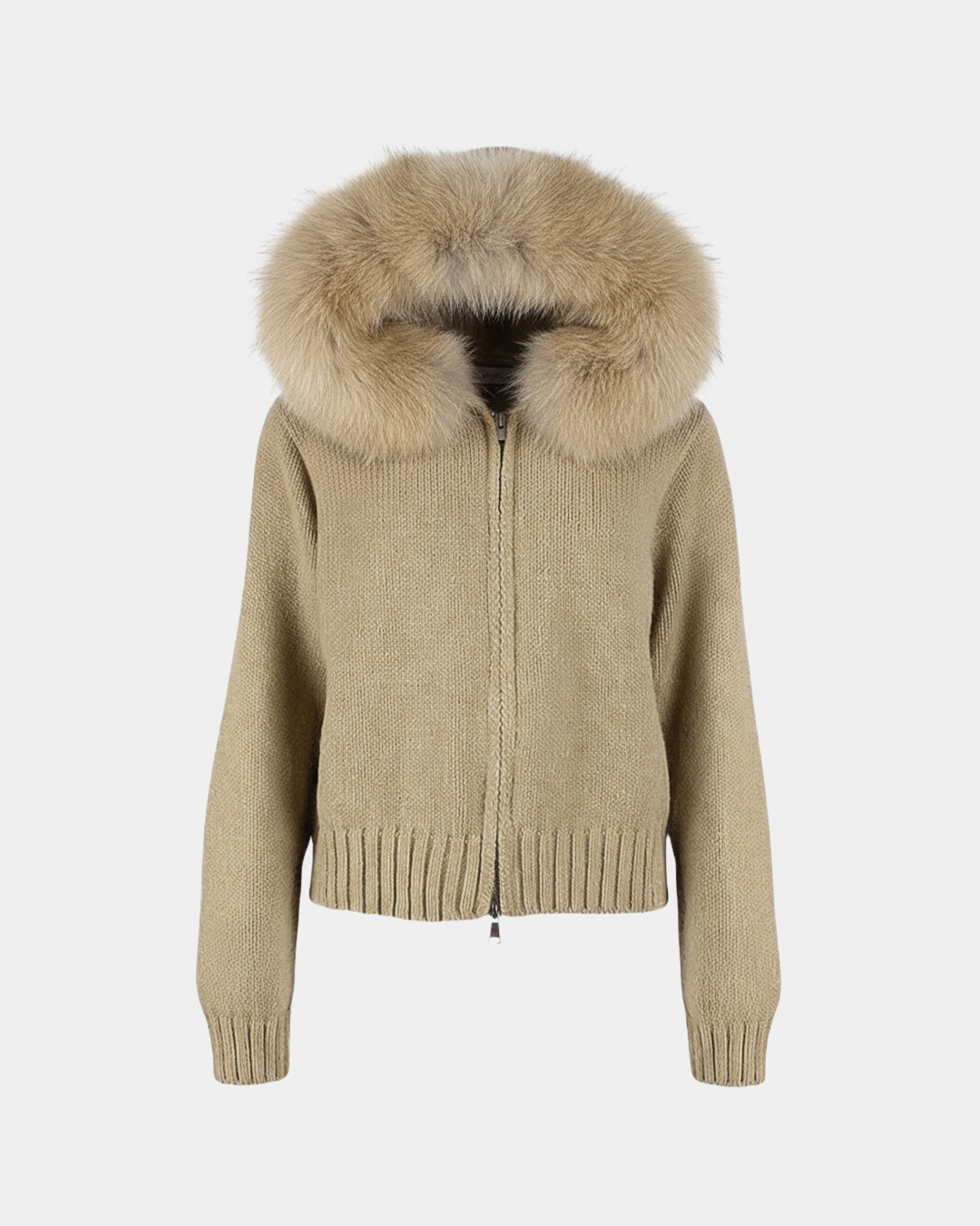 Lenora | Knitted Coat with Fur