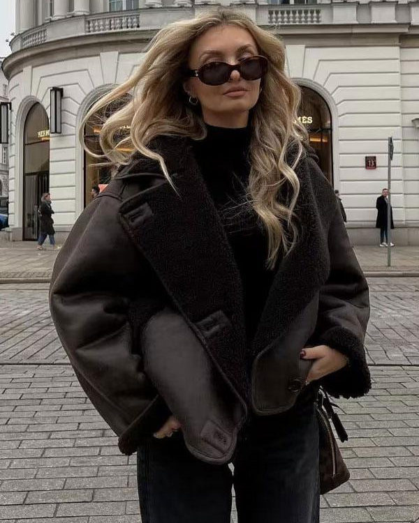 Clara | Faux Shearling Jacket