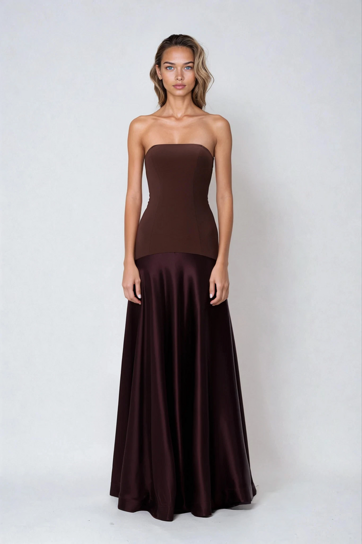 Lunaria | Satin Evening Dress