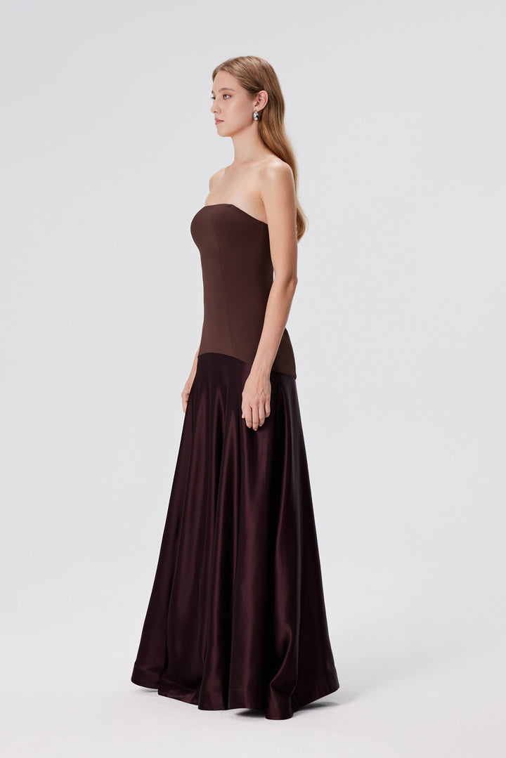 Lunaria | Satin Evening Dress