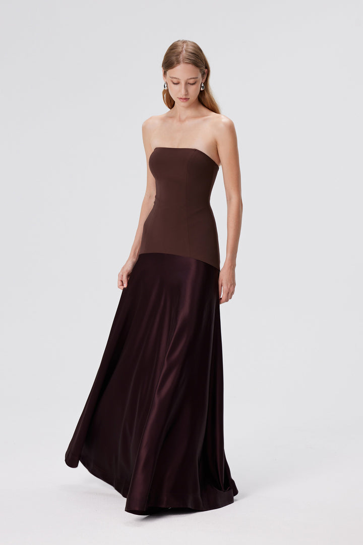 Lunaria | Satin Evening Dress