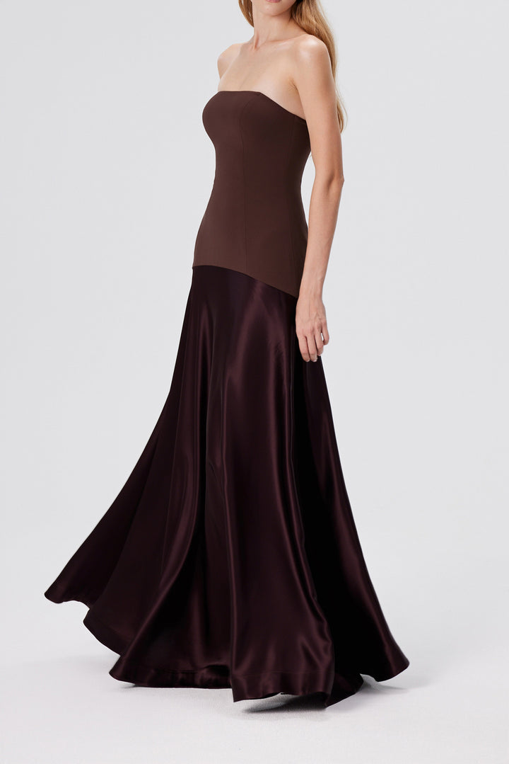 Lunaria | Satin Evening Dress