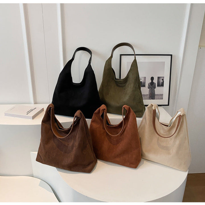 Luna | Suede Bag with Wallet