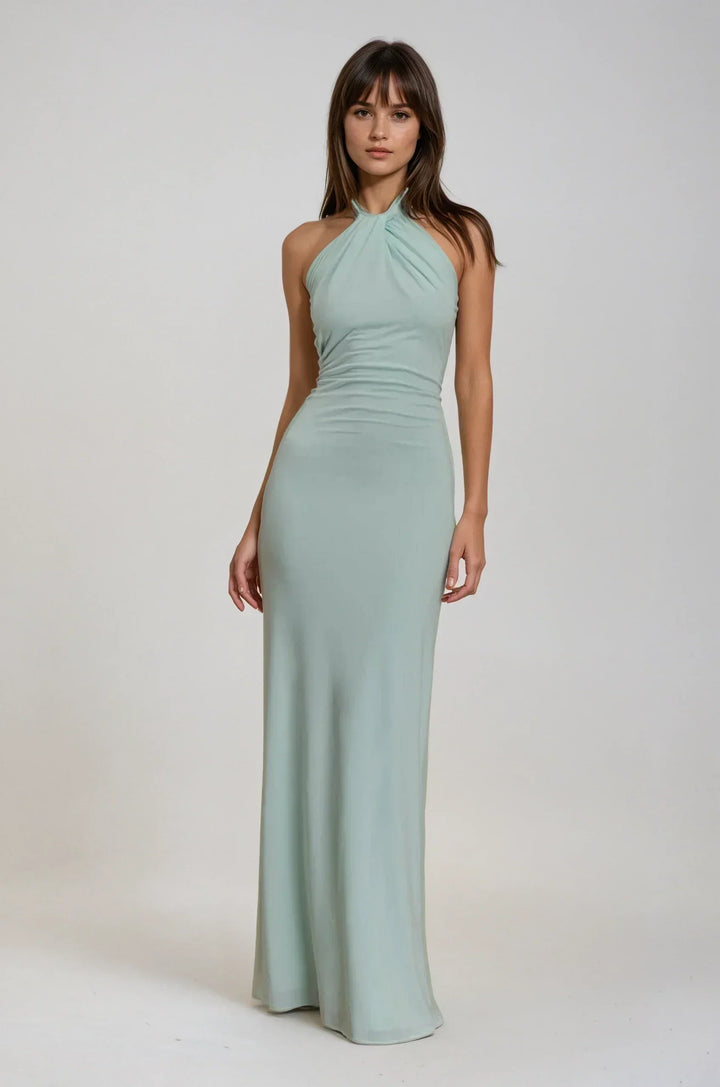 Hannah | Maxi Halter Dress