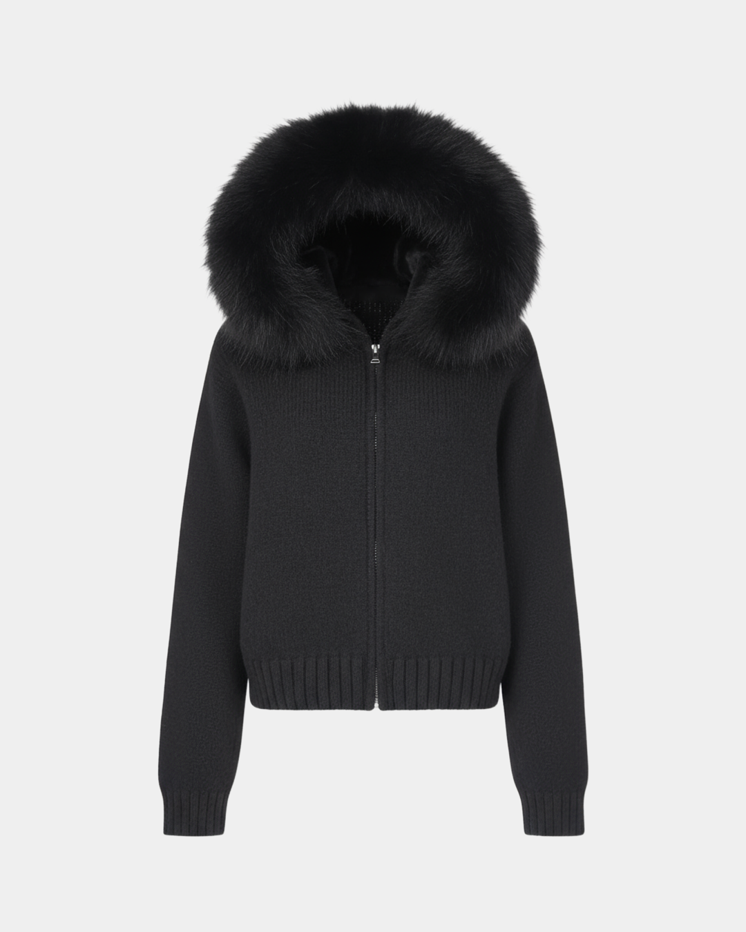 Lenora | Knitted Coat with Fur