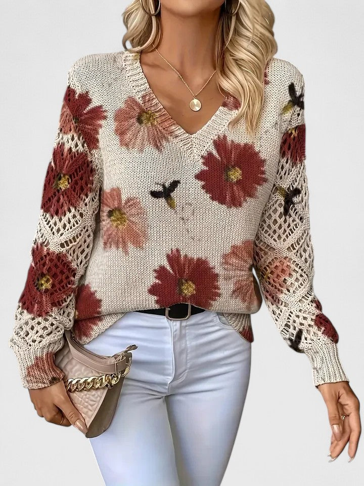 Blair | Floral Print Sweater