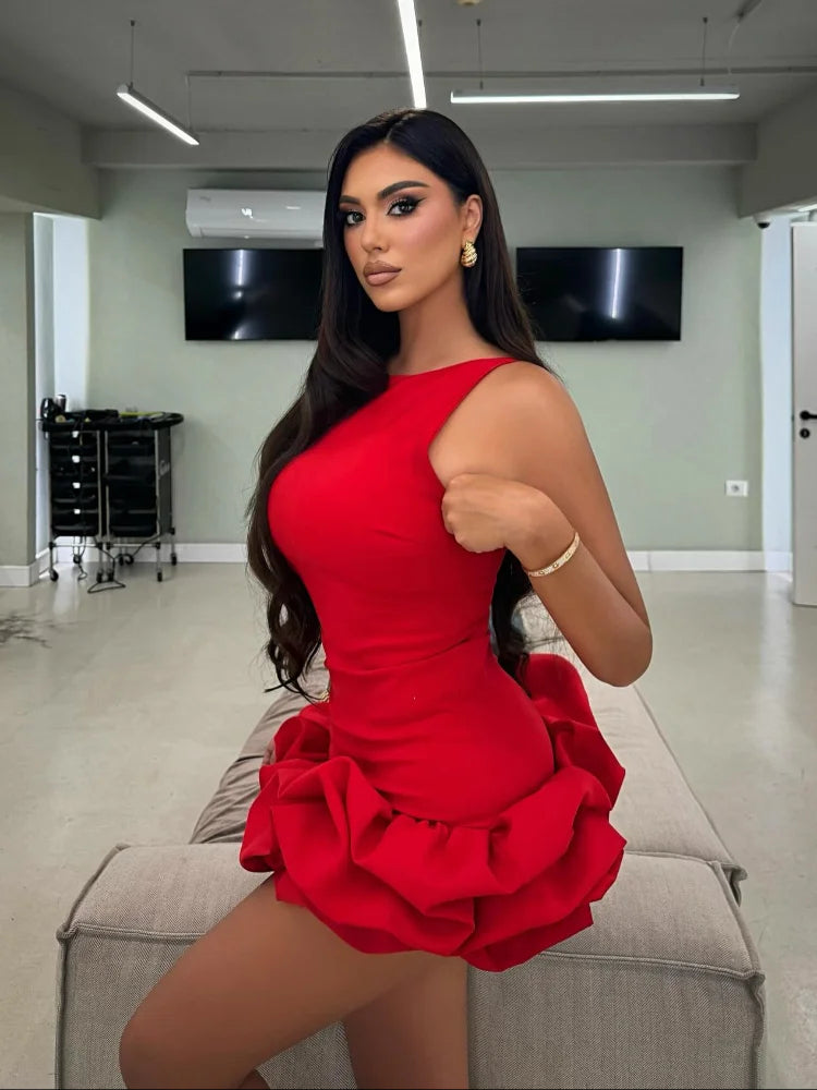 Selina | Dress with Ruffles