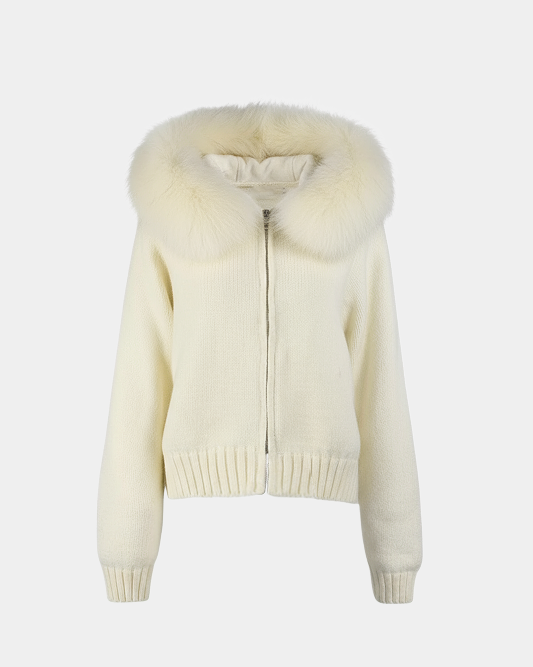 Lenora | Knitted Coat with Fur