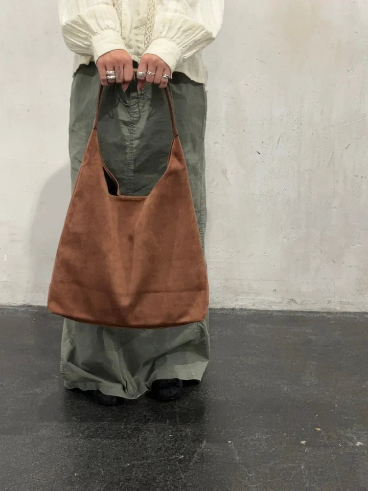 Luna | Suede Bag with Wallet