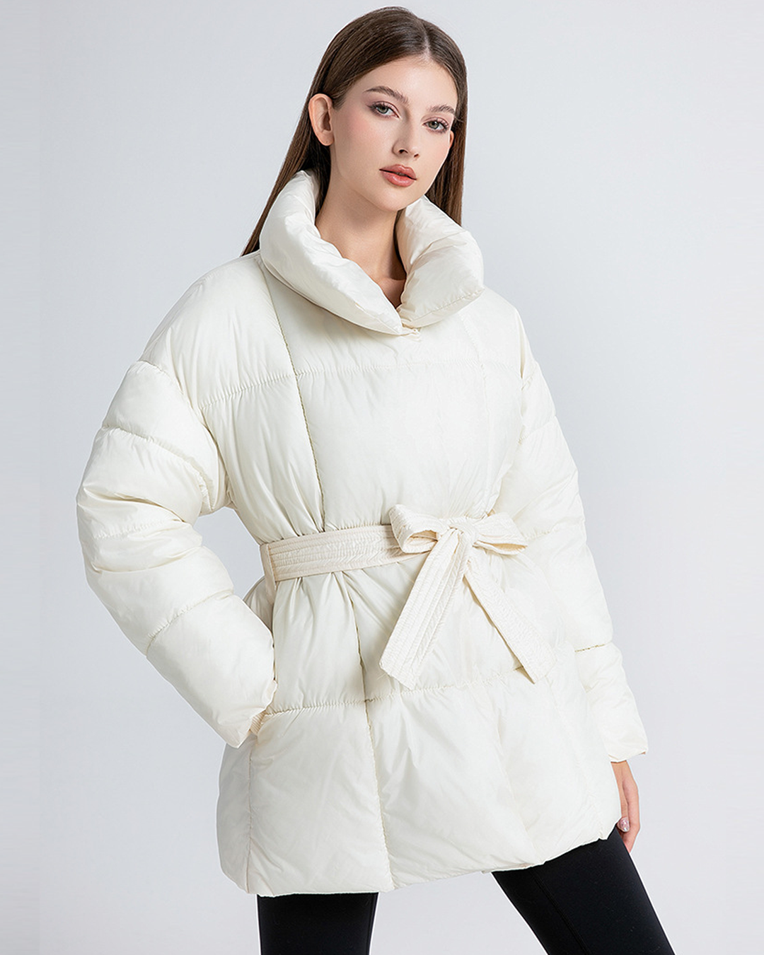Annelise | Quilted Jacket with Belt