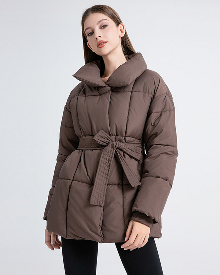 Annelise | Quilted Jacket with Belt