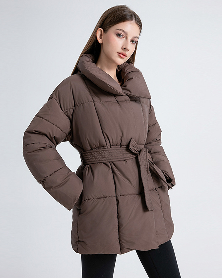 Annelise | Quilted Jacket with Belt