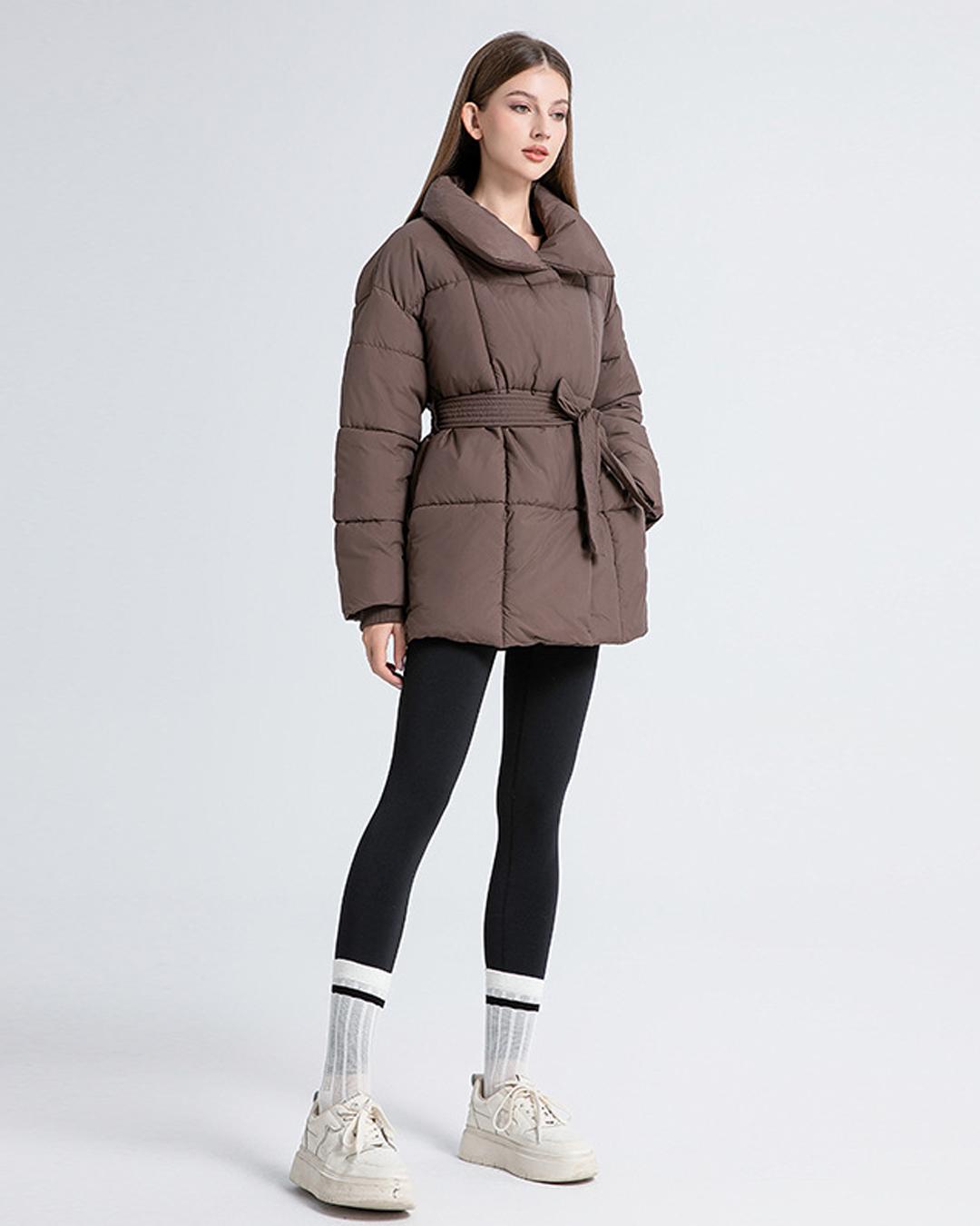 Annelise | Quilted Jacket with Belt