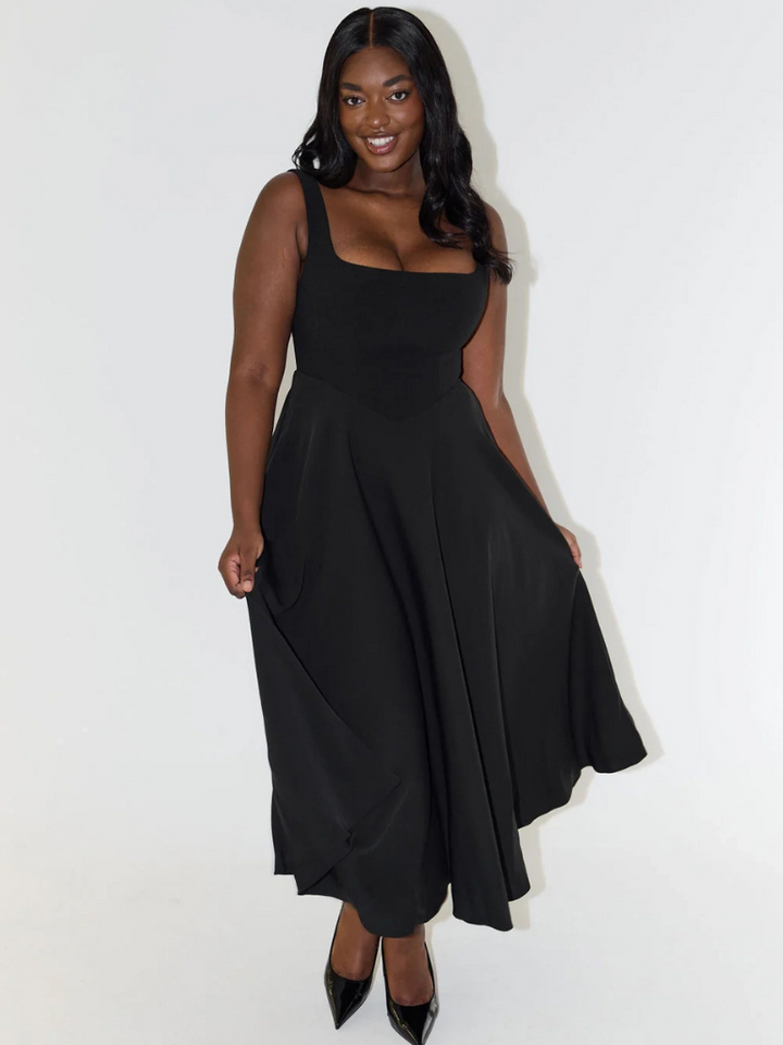 Celina | Square Neck A-Line