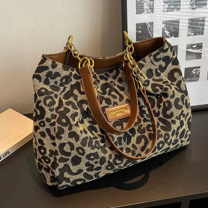 Mila | Leopard Tote Bag