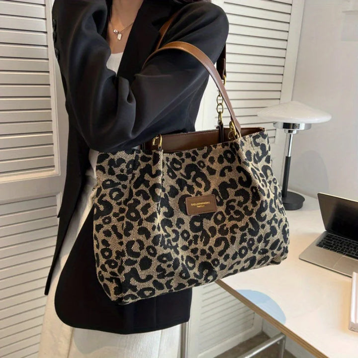 Mila | Leopard Tote Bag