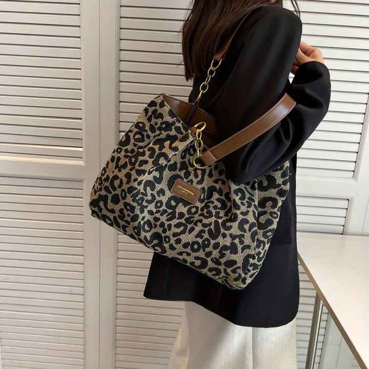 Mila | Leopard Tote Bag