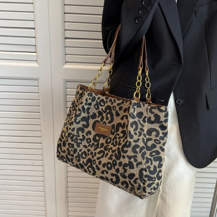 Mila | Leopard Tote Bag