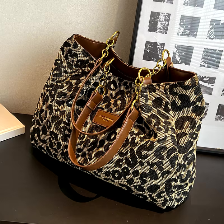Mila | Leopard Tote Bag