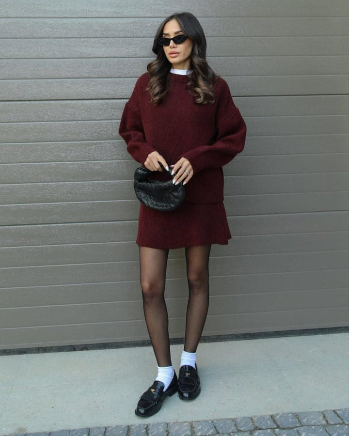 Lara | Knitted Autumn Set