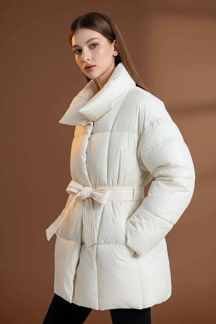 Annelise | Quilted Jacket with Belt