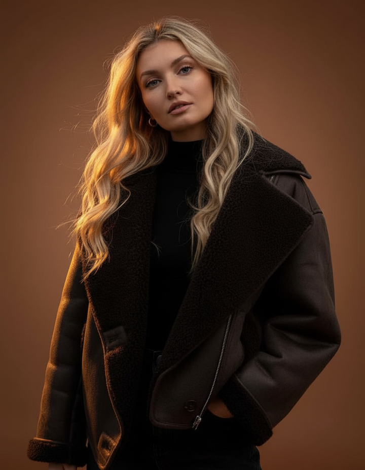 Clara | Faux Shearling Jacket