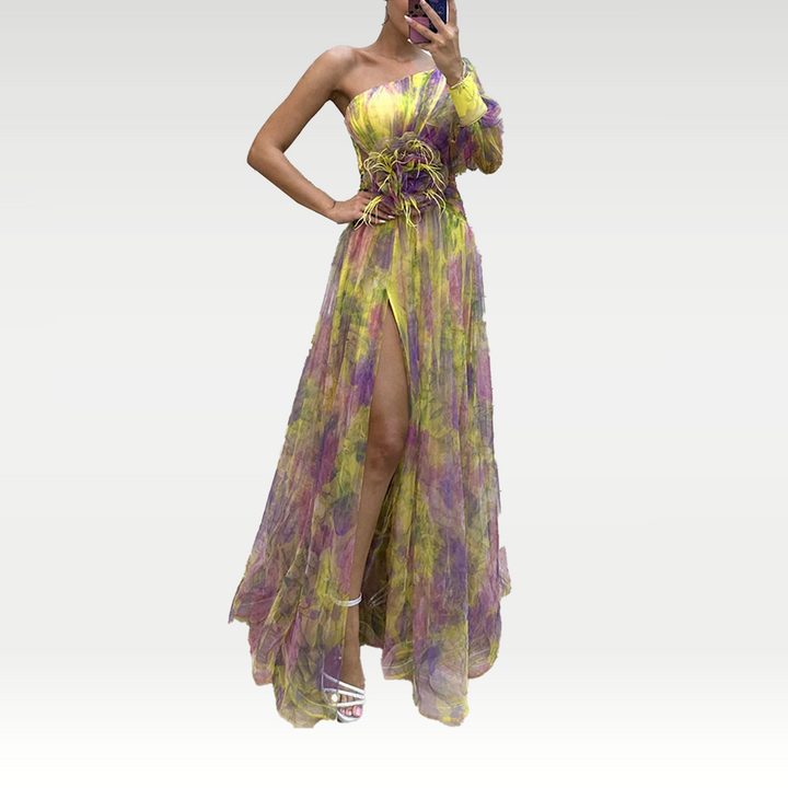 Emily | One-Shoulder Chiffon