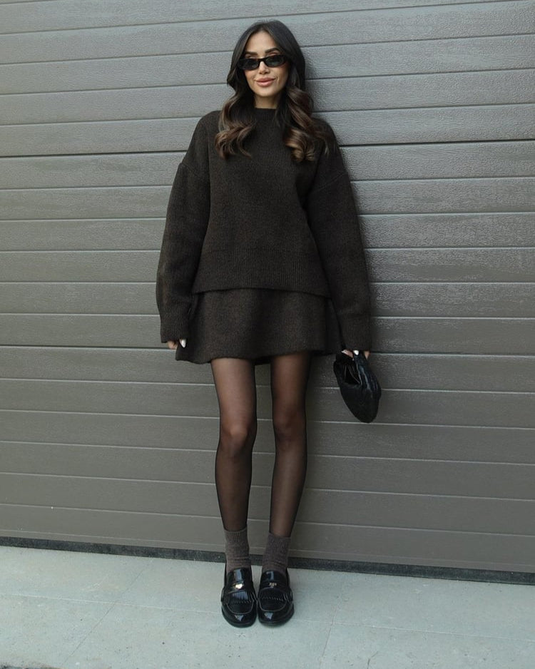 Lara | Knitted Autumn Set