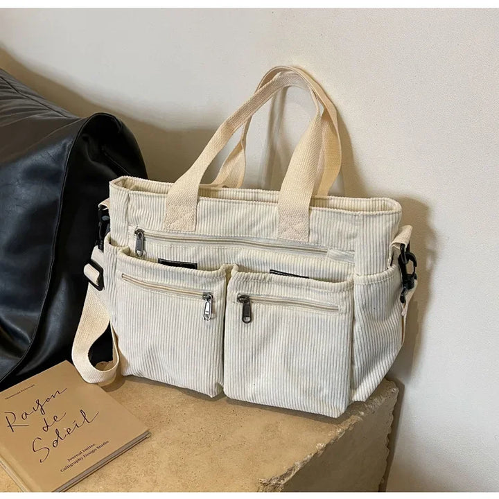 Elena | Urban Cord Tote Bag